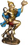 Hanuman Jumping 6.8" bronze color